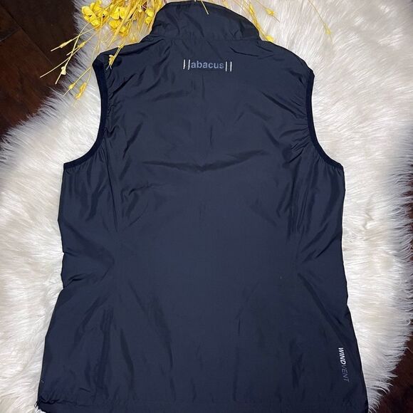 Abacus black/white gingham reversible lightweight vest sz medium - Picture 8 of 8